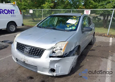 2008 Nissan Sentra 2.0Sl z USA, uszkodzony, nr VIN 3N1AB61EX8L643873